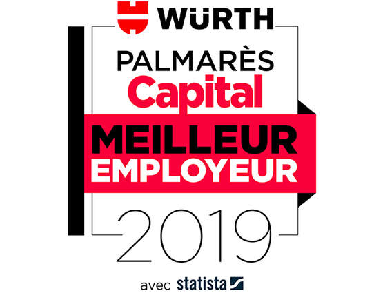 Palmares capital Würth Meilleur employeur 2019